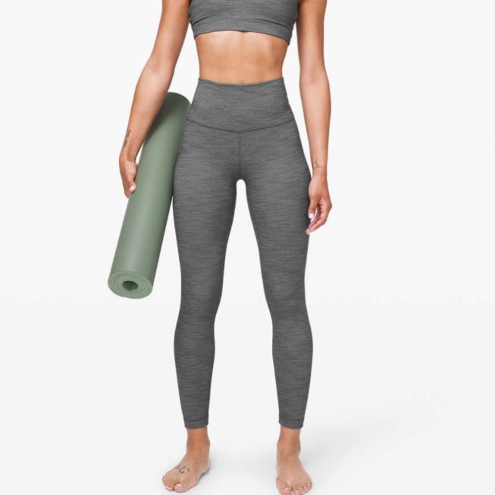 Lululemon Heathered Herringbone Align Legging II 25" Size 2